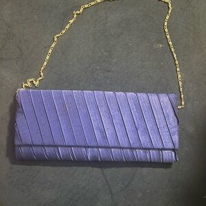 Elegant Purple Clutch Bag